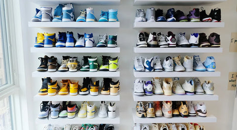 sneakers organized