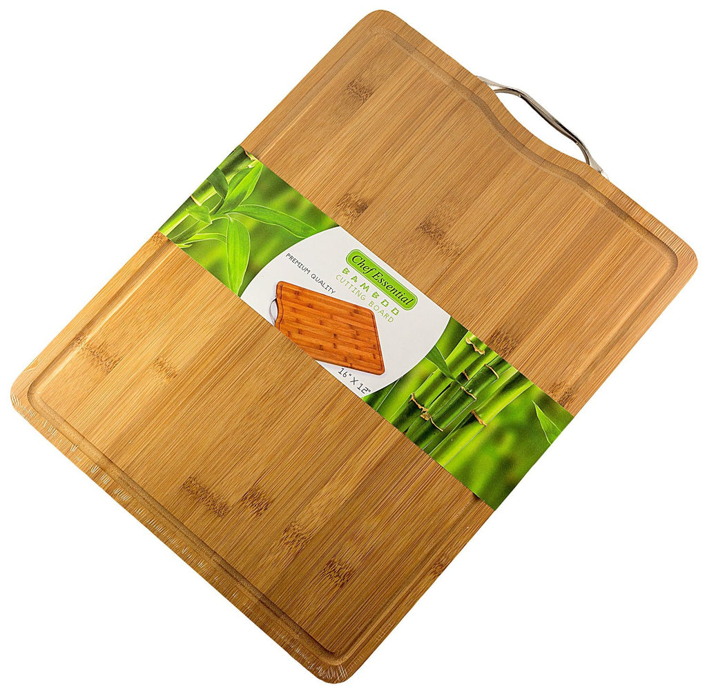 Extra Large Thick Bamboo Cutting Board Chef Essential 