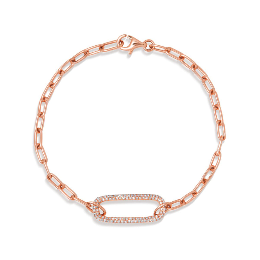 Buy 14K Gold Gemstone Bezel Set Simple Bracelet