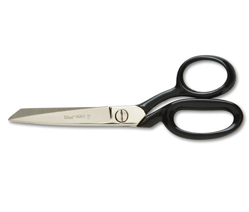 Vintage Wiss Scissors Facile Screw-bolt Inlaid W1225 Knife Edge
