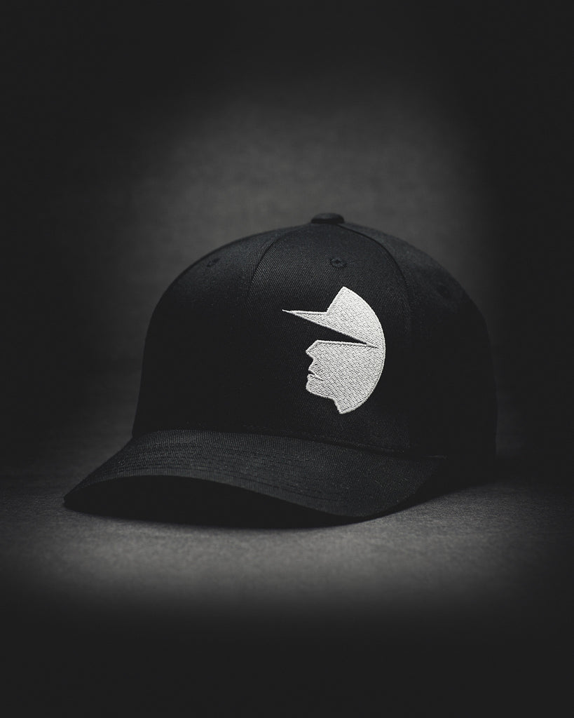 Trust No One - Structured Curved Bill Flexfit Hat - Black