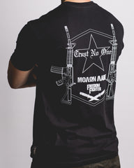 Trust No One Molon Labe VNeck Tshirt Guns Gun Ownership Rights Black T Tee T-Shirt