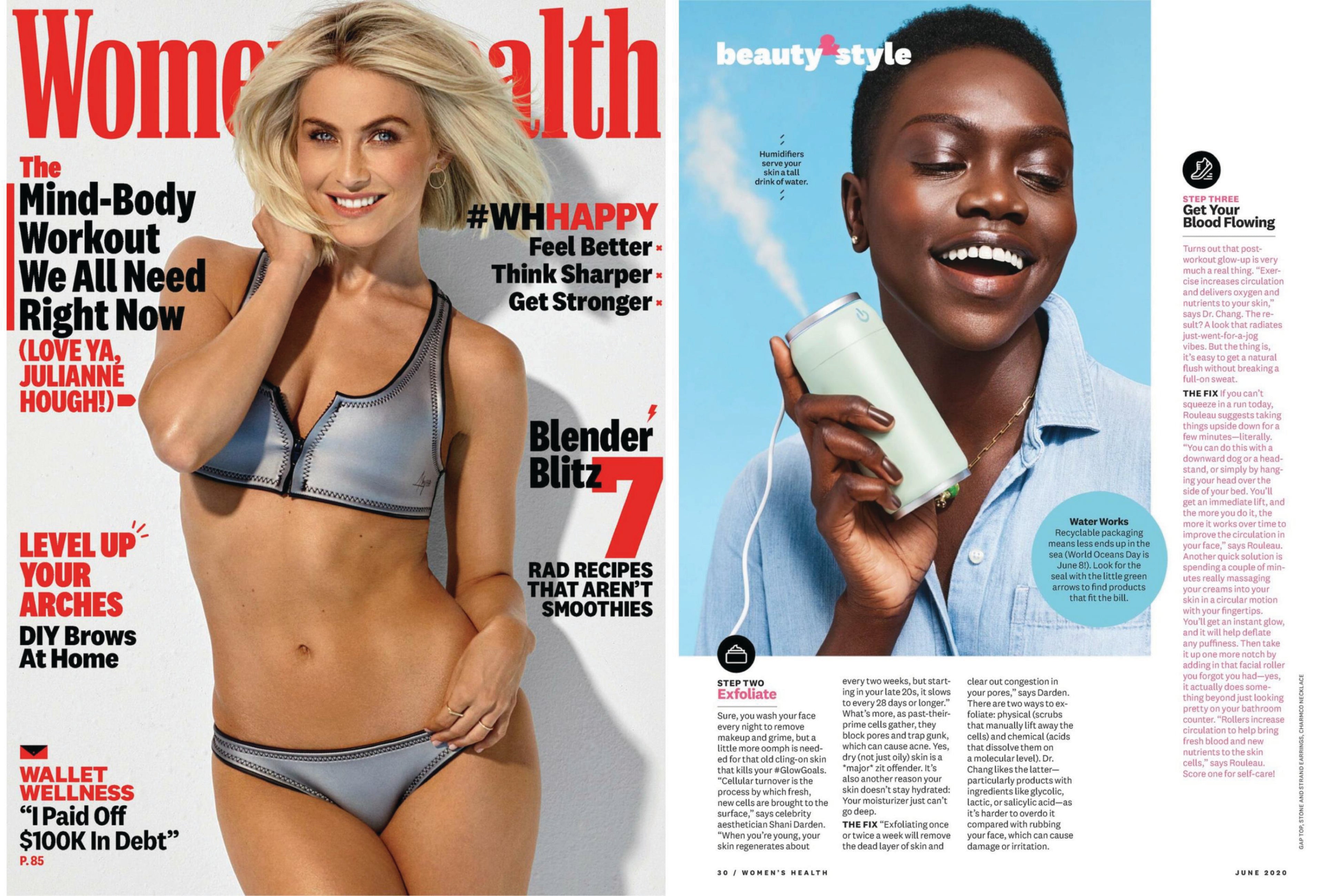 Women's Health magazine Shani Darden's article screenshot.