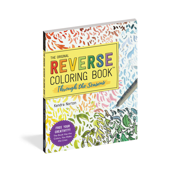 The Reverse Coloring Book: Through the Seasons - Tender Loving Empire