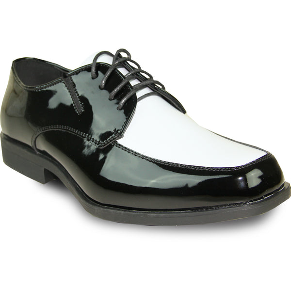 wide white dress shoes