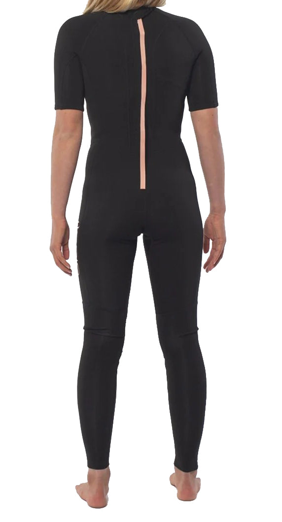 Sisstrevolution 7 Seas Shortarm Backzip Wetsuit Black Exit Surf