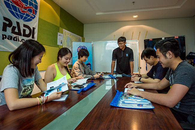 Divers in Class