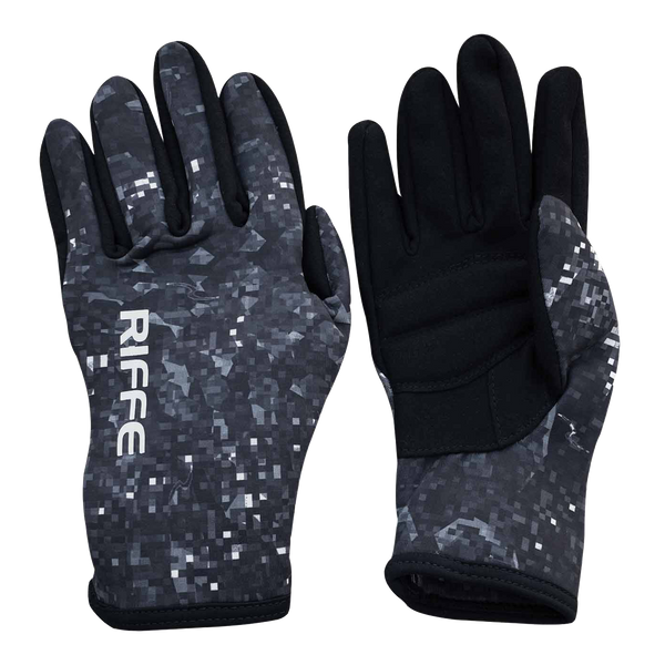 Riffe Vortex Black Amara / Camo Neoprene Gloves