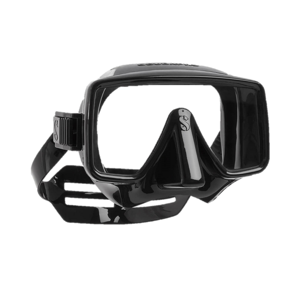 Riffe Frameless Black Mask and Snorkel Combo