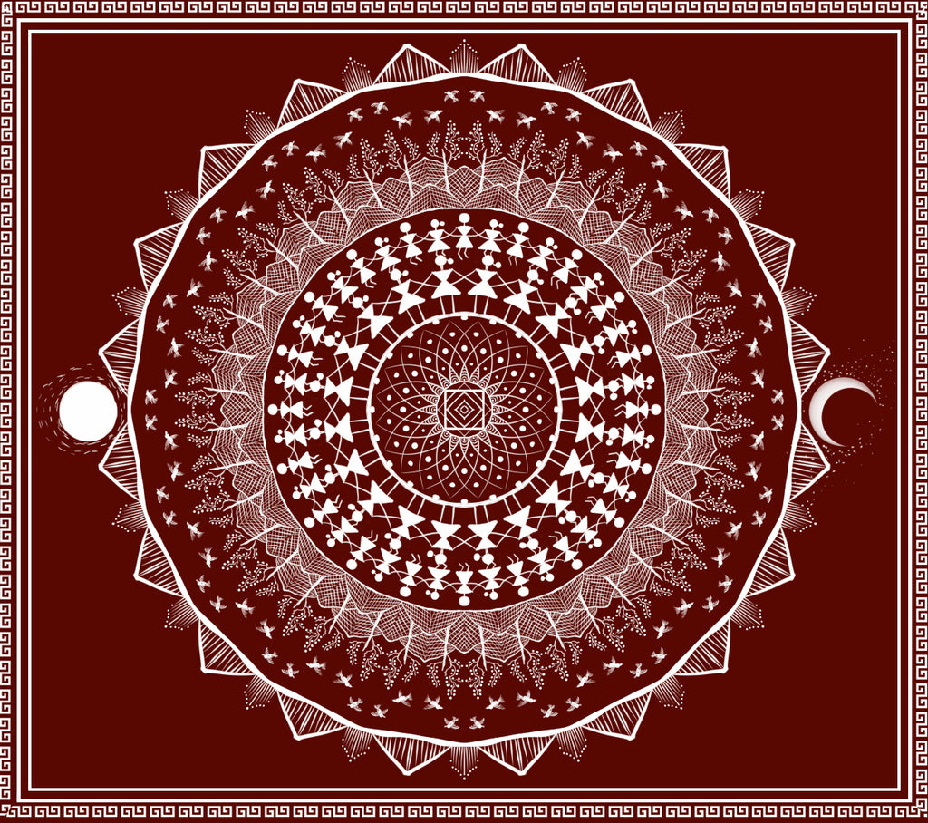 Motifs and Math: Geometric Shapes in Warli Art – MeMeraki.com