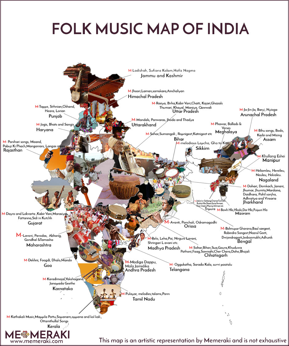 Folk Music Map of India: MeMeraki