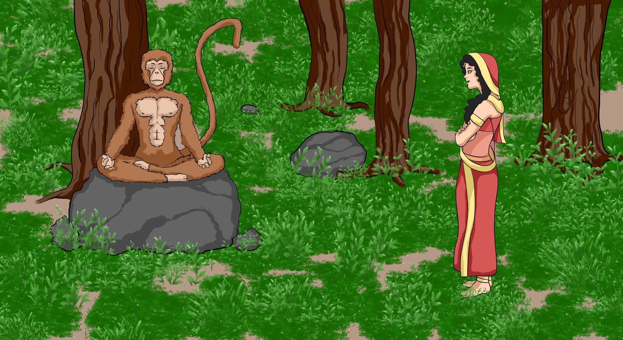 How Hanuman Got His Monkey Face: Hanuman Stories for Children