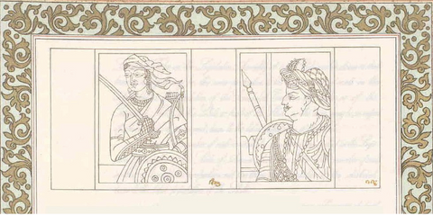 Portraits of Rani Laxmi Bai and Tipu Sultan