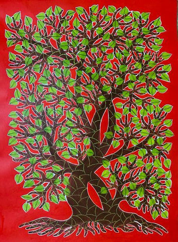 Trees in Gond Art