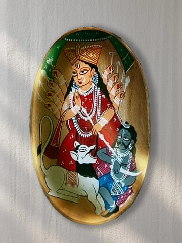 Durga Patta(Pot) in Bengal Pattachitra