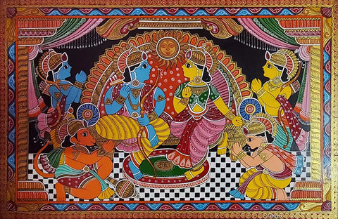 Ram Darbar in Tikuli Artwork By Ashok Kumar