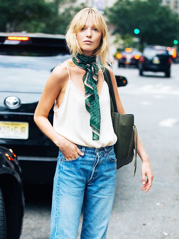 10 Stylish Ways to Tie a Silk Scarf, From Fashion Girls