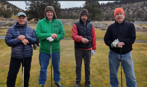 winter golf at the Crooked River Ranch
