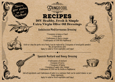 Recipe for Extra Virgin Olive Oil Dressing