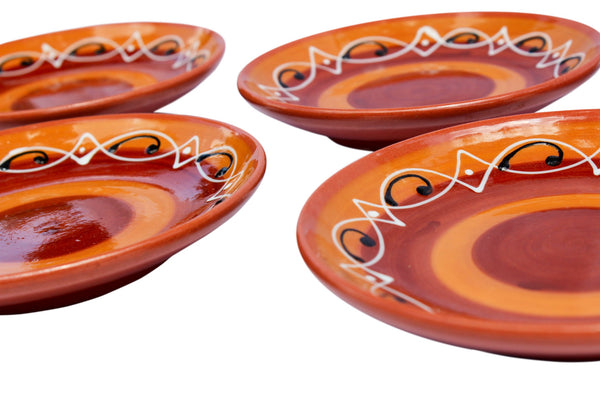 Spanish Sunset Tapa Plates Set of 5 Hand Painted From Spain GringoCool