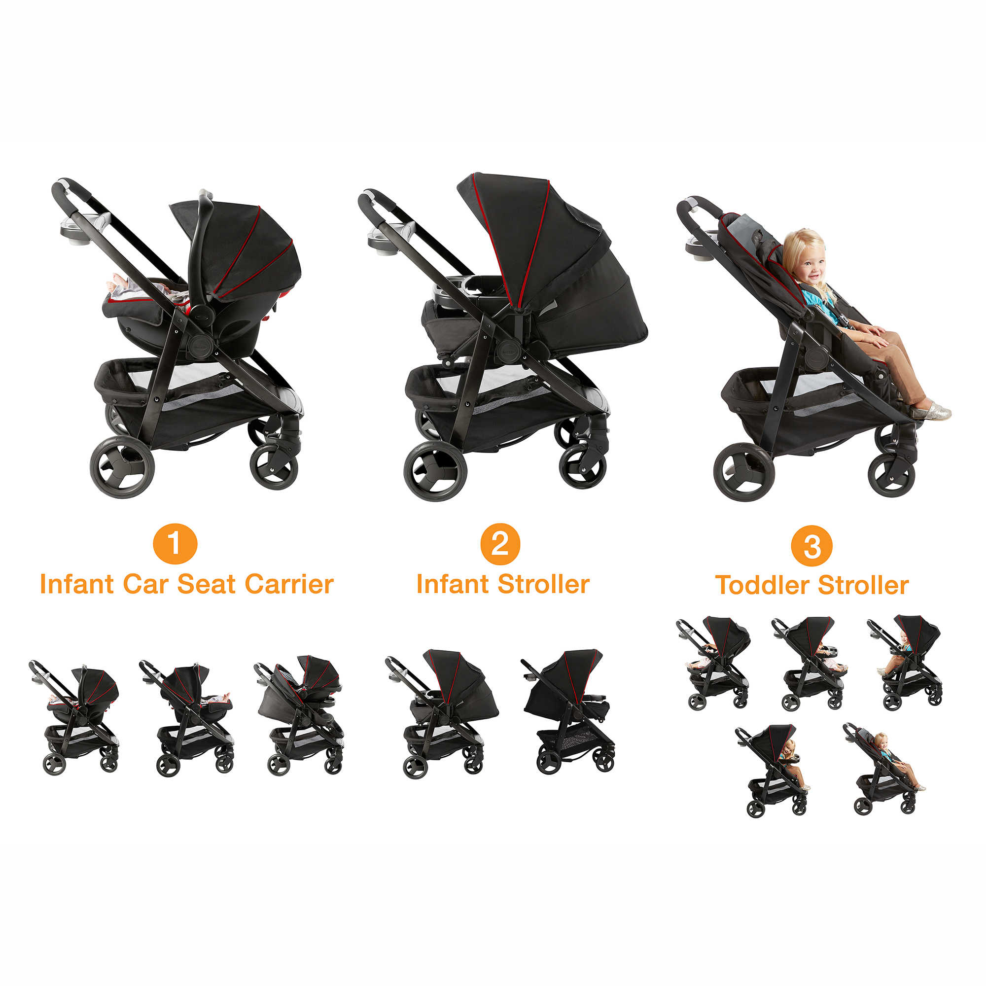 graco 3 in 1 click connect stroller