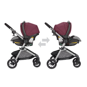 evenflo pivot modular travel system pink