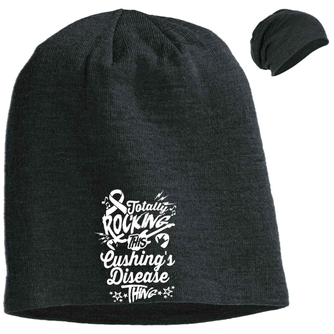 Rocking Cushings Disease Slouch Beanie - The Unchargeables