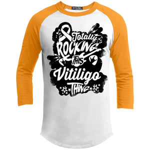 Rocking Vitiligo Baseball Shirt - The Unchargeables