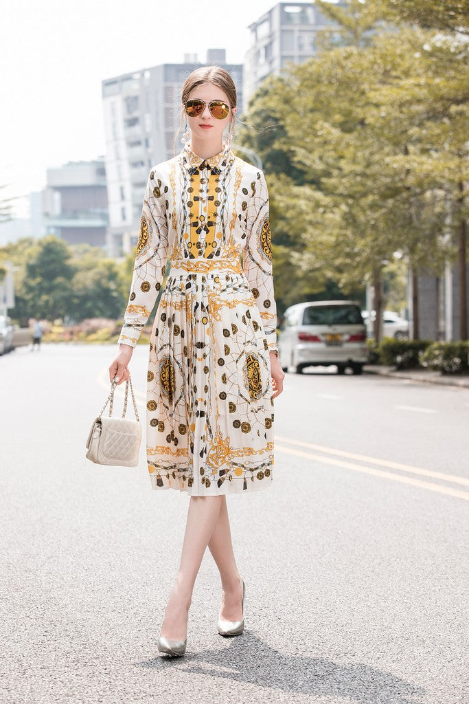 yellow office dress