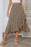 Navy & Multicolor Floral Print Dress - Dresses
