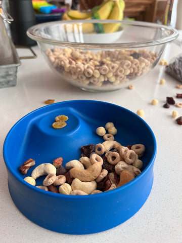 bowl of homemade trail mix