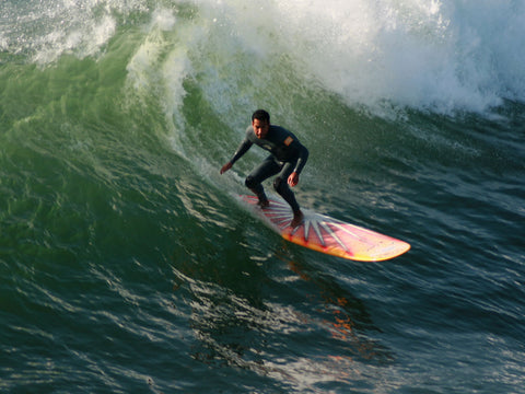 Longboard Surfing