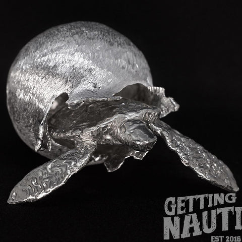 Custom pewter sea turtle