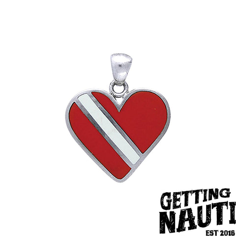 Getting Nauti's Heart Shaped Dive Pendant