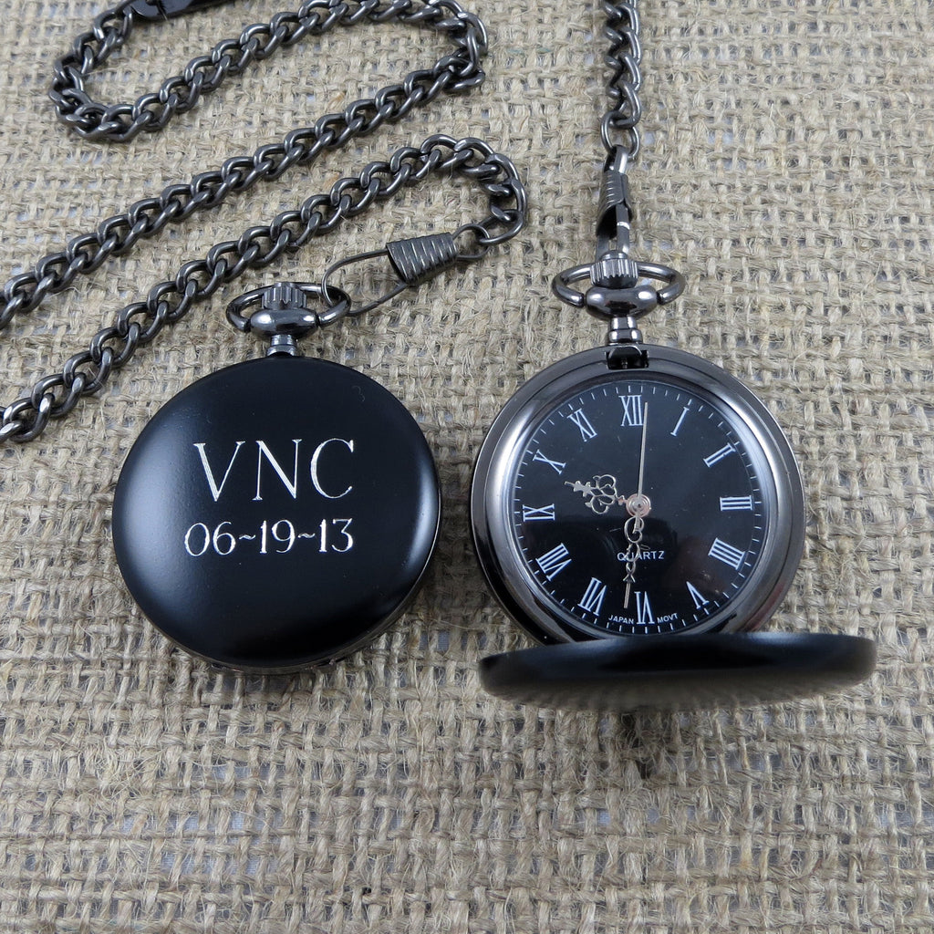 personalized pocket watch