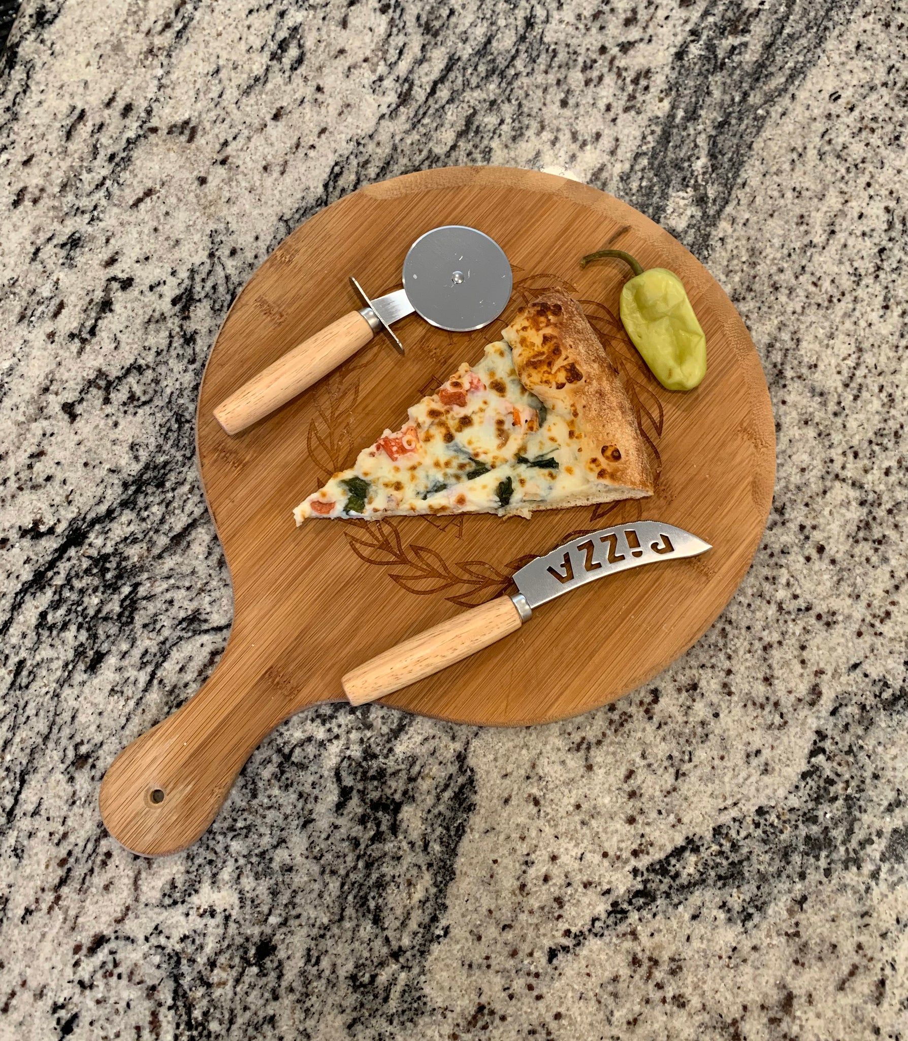 Custom Pizza Cutter Gift Set donebetter