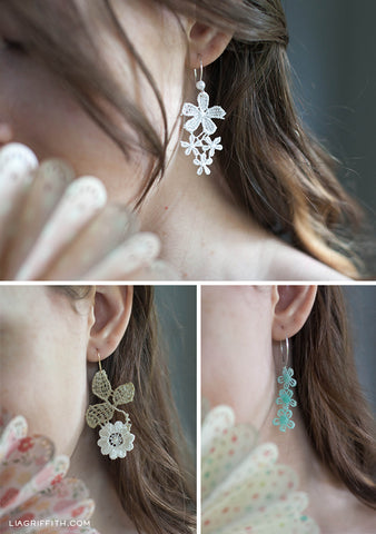 Doily Earrings