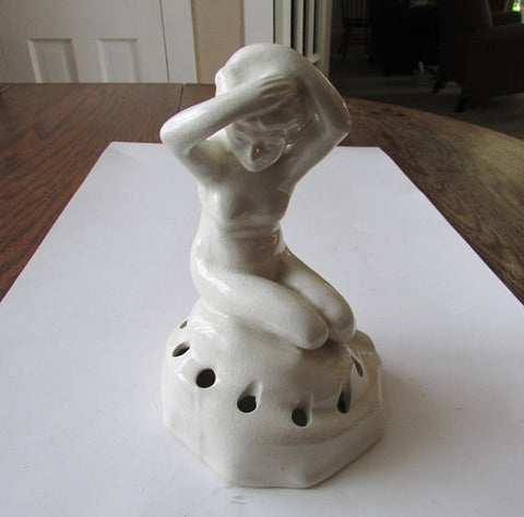 Nude Statue Flower Frog