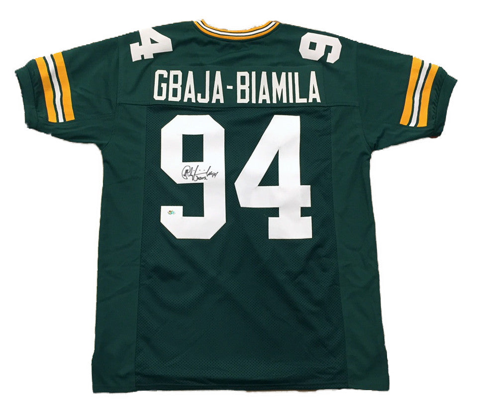 green bay packers signed jersey