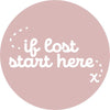 If Lost Start Here logo