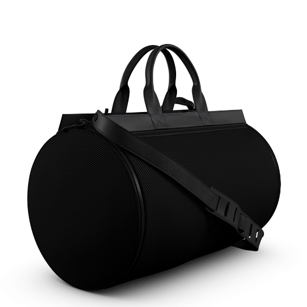 black gym bag