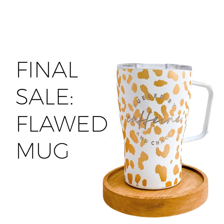 Fueled by Caffeine and Chaos 22oz Marble Iced Coffee Mug/Tumbler – Mom Life  Must Haves