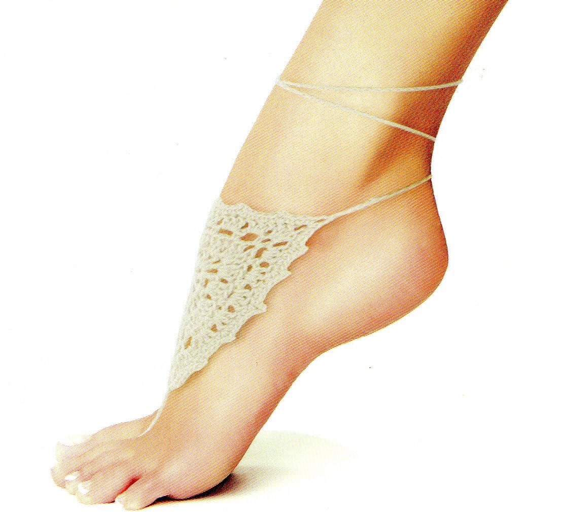 Me Moi Shield Of Lace Crochet Foot Jewelry Socks By My Foot Fetish