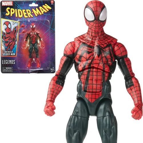 Spider-Man Retro Marvel Legends Ben Reilly Spider-Man 6-Inch Action Figure