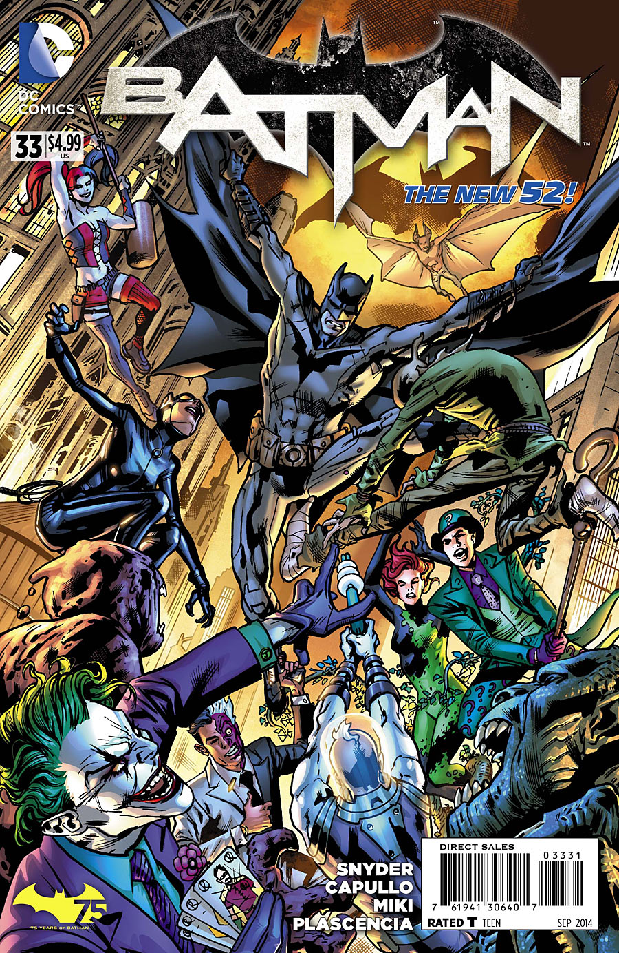 Batman #33 New 52 Snyder/Capulo 75th Ann. Variant – Fun Box Monster Emporium