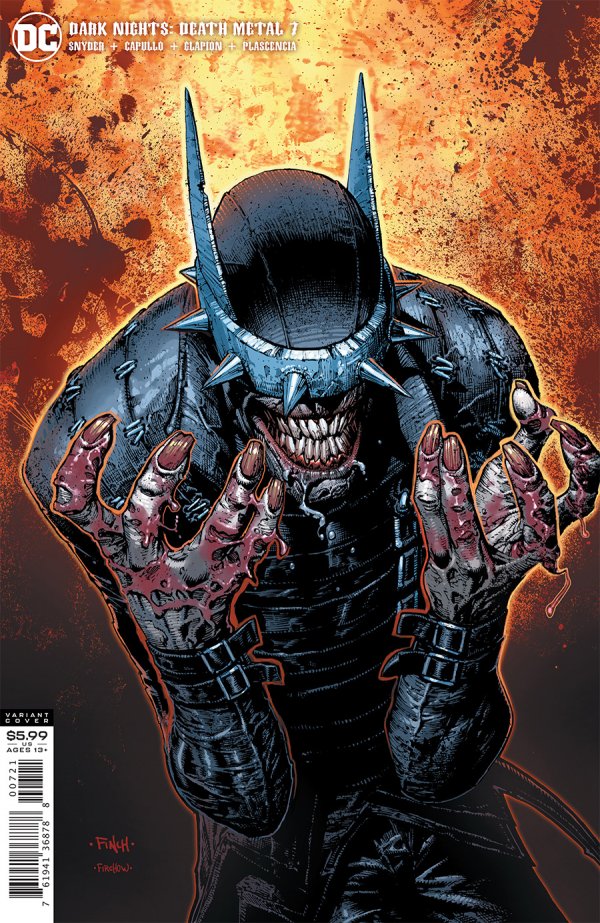 DARK NIGHTS DEATH METAL #7 (OF 7) CVR B DAVID FINCH BATMAN WHO LAUGHS – Fun  Box Monster Emporium