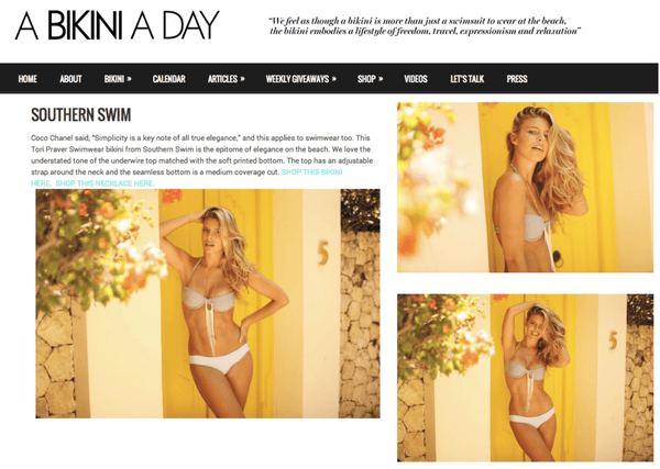 A Bikini a Day | Swimsuit Reporter June 2014 Blog - Erika Peña