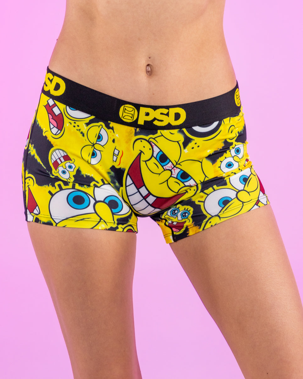 PSD Playboy Bunny Y2K Purple Boy Shorts – Rave Wonderland