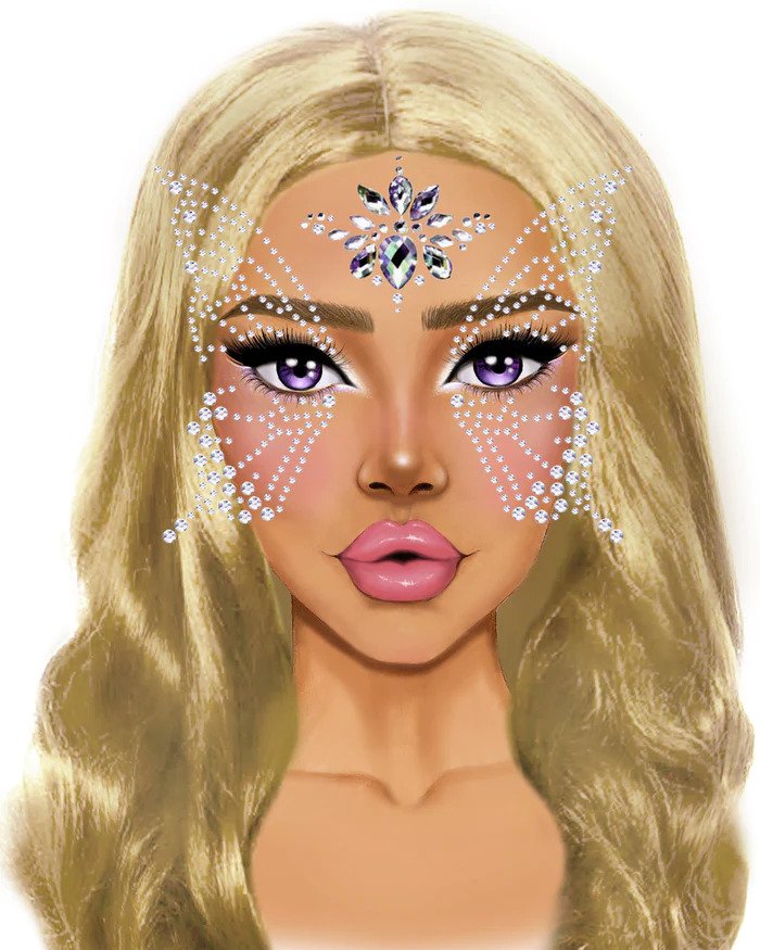 Buy J.Cat Cat-Chella Fest Face and Body Jewel Stickers 101 Pink
