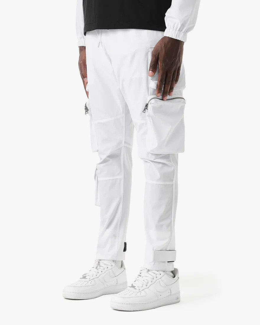 White Oversize Wide Leg Cargo Pants – Rave Wonderland